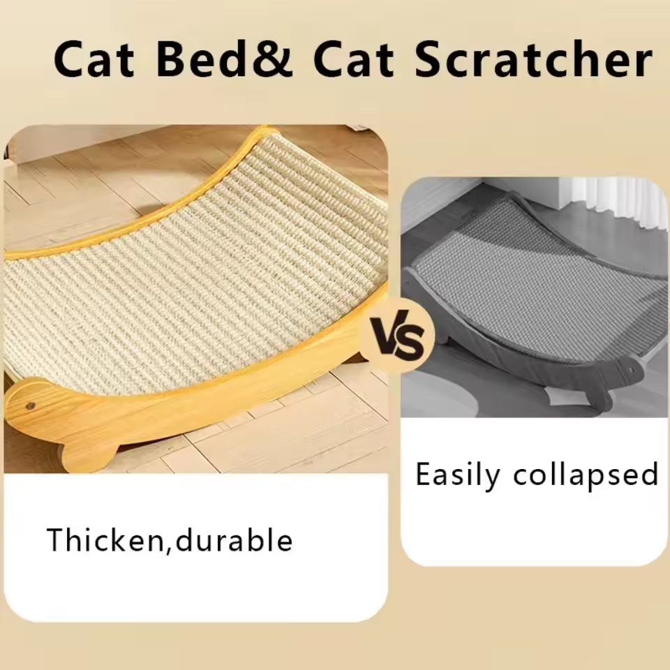 Durable Sisal Cat Scratching Board & Pad