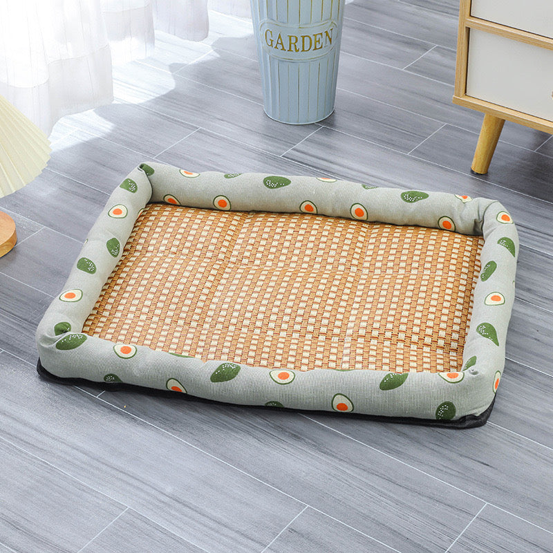 Ice Rattan Cooling Bed for Cats Dogs