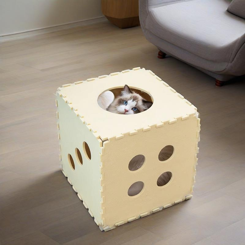 Dice Felt Cat Cube