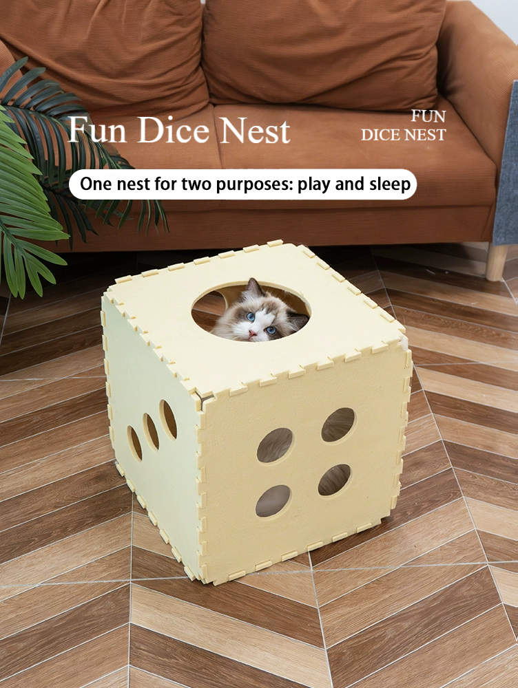 Dice Felt Cat Cube