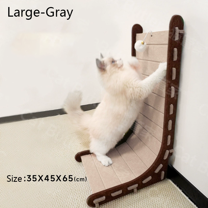 Vertical cat scratching board does not drop crumbs