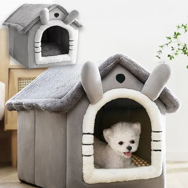 Foldable Pet House Cat Bed Mat for Indoor Pets