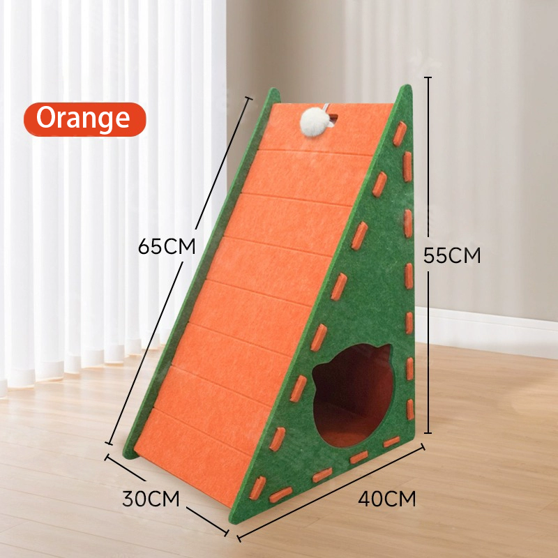 Vertical cat scratching board does not drop crumbs