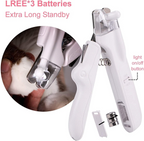 2 in 1 Electric Pet Nail File with LED