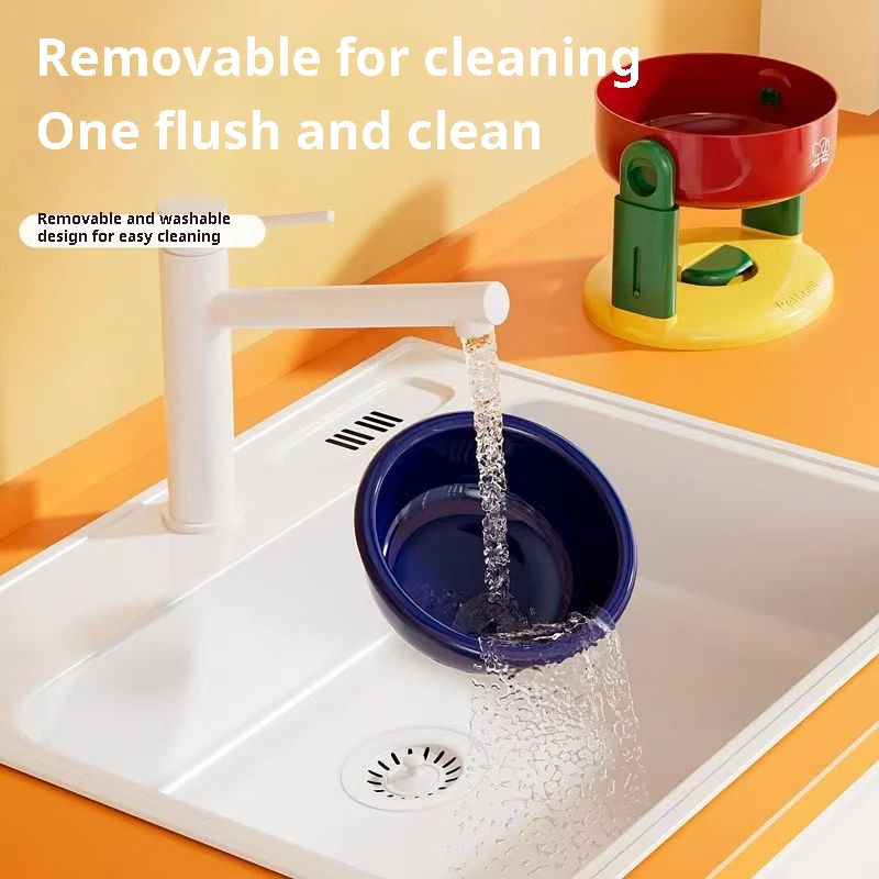 Liftable Suction Cup Pet Bowl 3 Level Height Adjustment