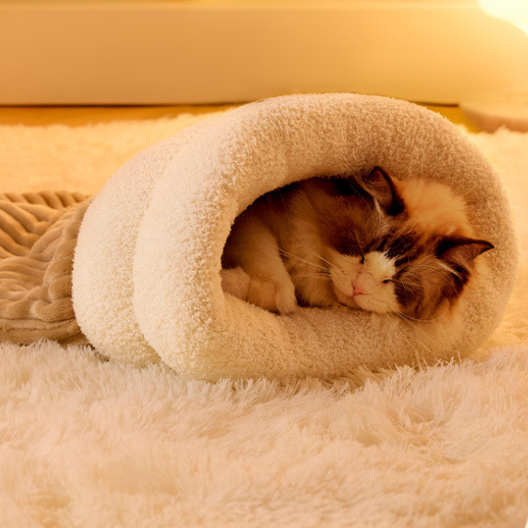 Cat Get In Sleeping Plush Bag
