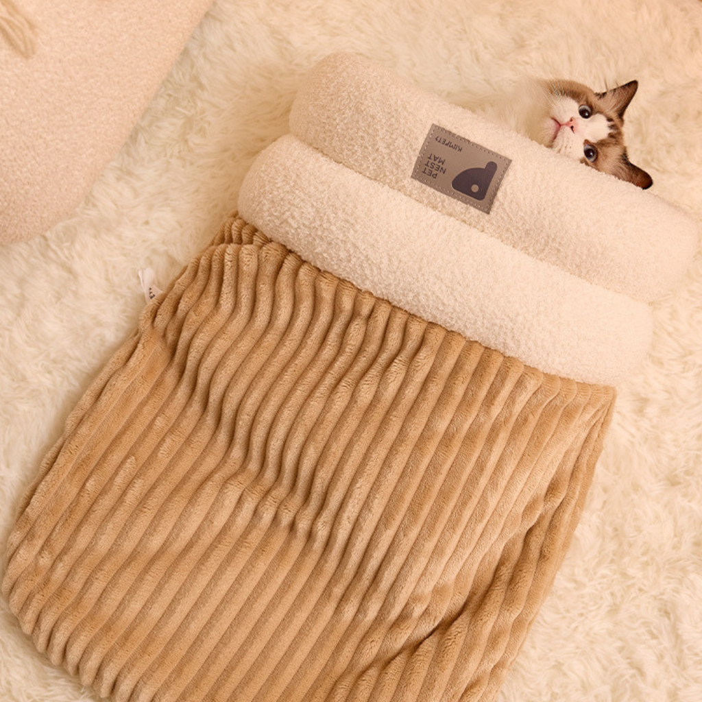 Cat Get In Sleeping Plush Bag