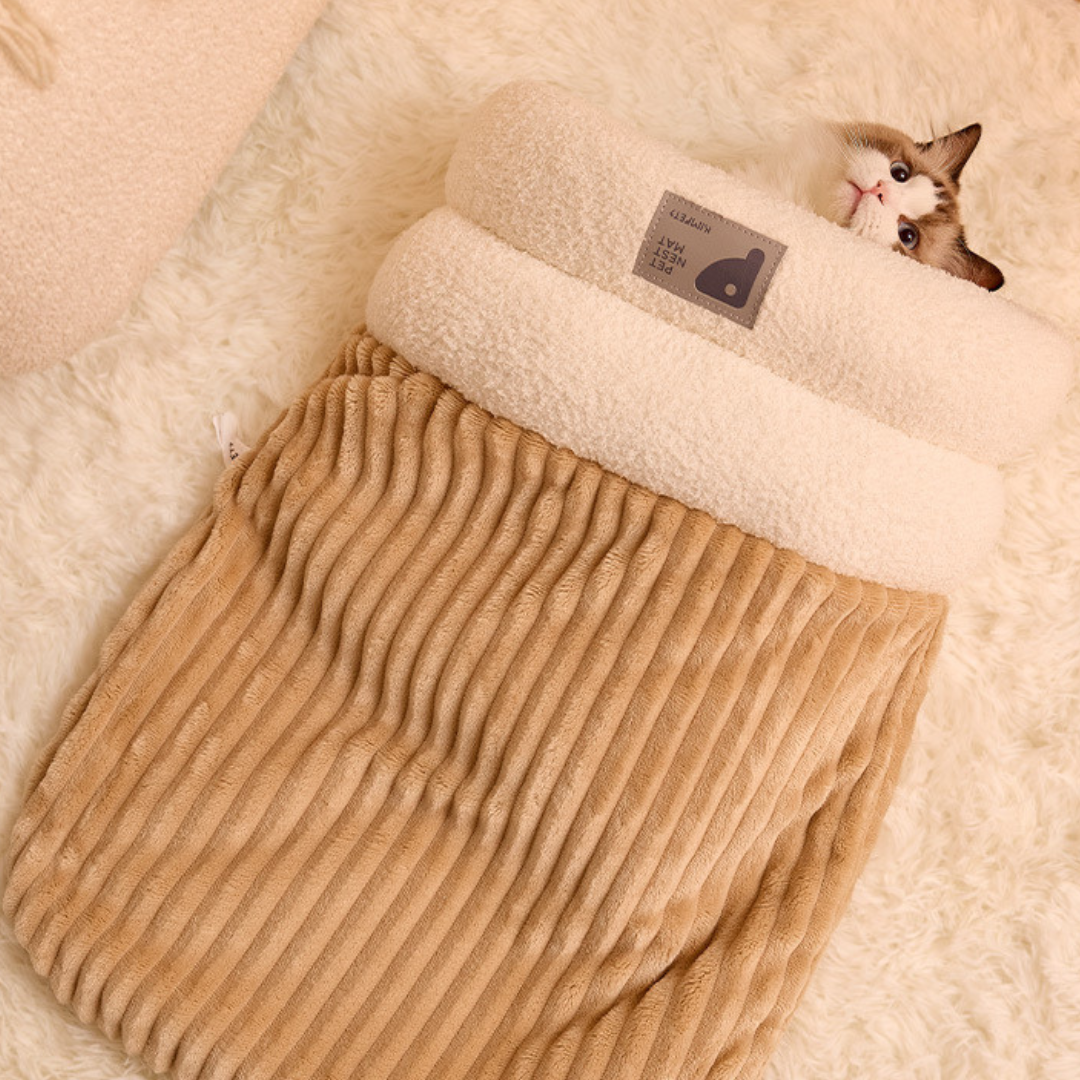 Cat Get In Sleeping Plush Bag