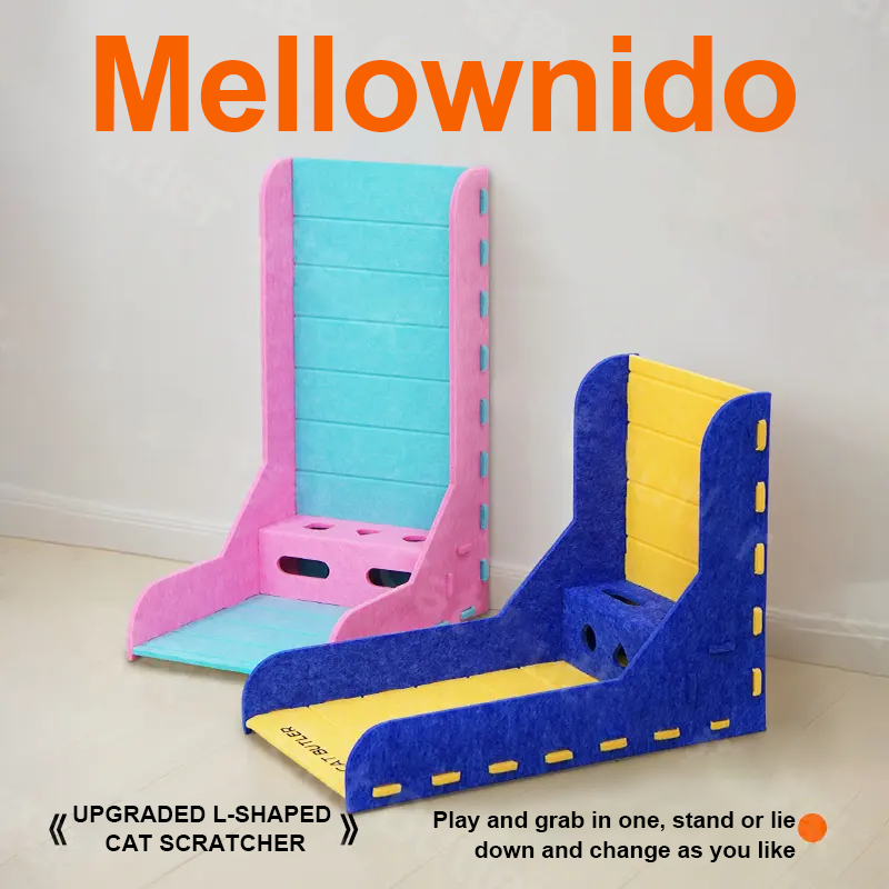 L-shaped Cat Scratcher - Upgraded Toy Version