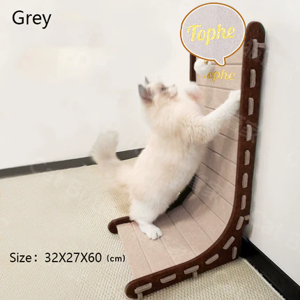 Vertical cat scratching board does not drop crumbs