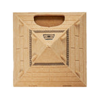 Natural Wool Felt Pyramid Cat Bed (cat hat included as a gift)