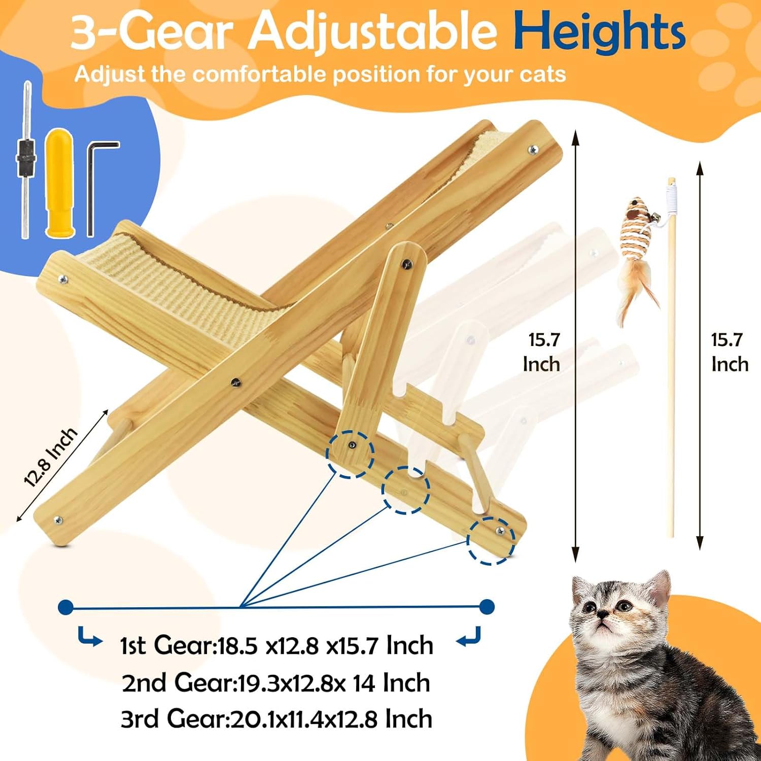 Foldable Sisal Cat Chair