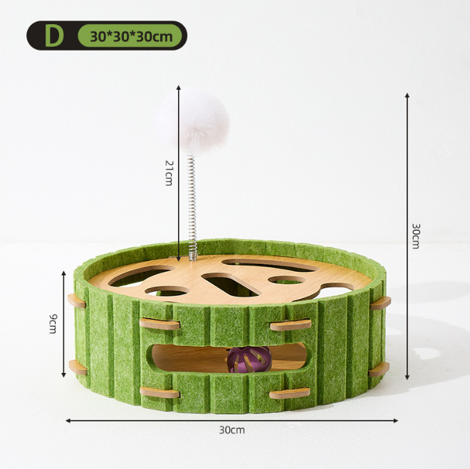 Cat Scratching Post Tower Kitten Interactive Toy