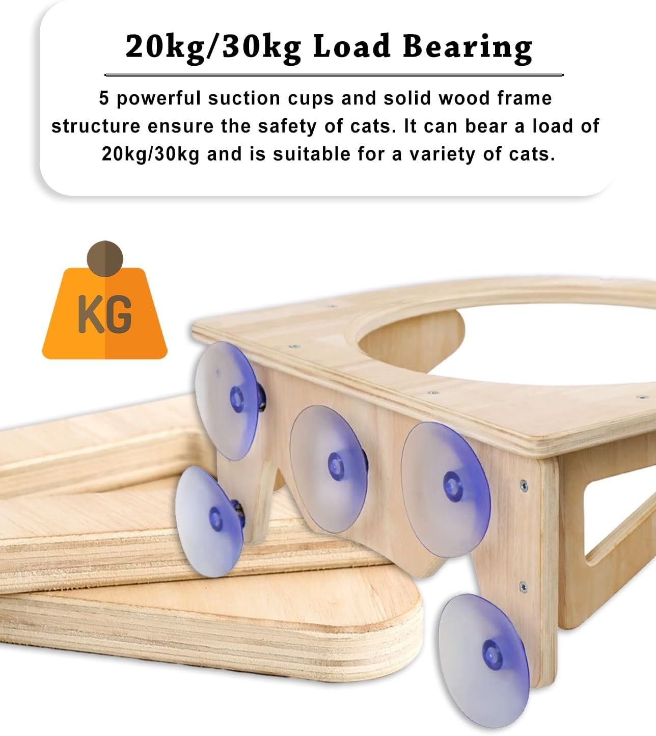 Acrylic Cat Window Perch for Indoor Cats