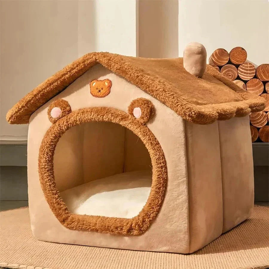 Foldable Pet House Cat Bed Mat for Indoor Pets